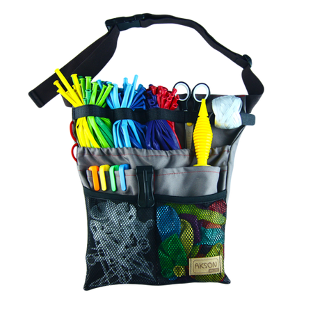 Organizer animatora mały granatowy z granatowym paskiem