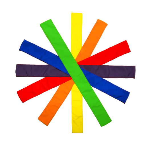 ZESTAW 6 szt SZARF SZKOLNYCH w 6 kolorach MIX