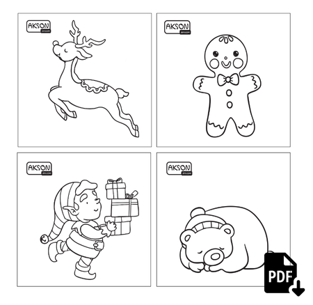 Karty obrazkowe MIKOŁAJ 20 szt. do wydruku PDF