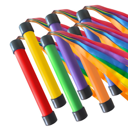 Różdżka gimnastyczna ze wstążkami 1 szt.