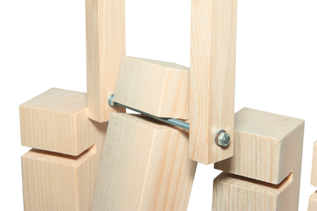 Gra integracyjna Wieża DŹWIG Wieża współpracy pojedyncza czerwona