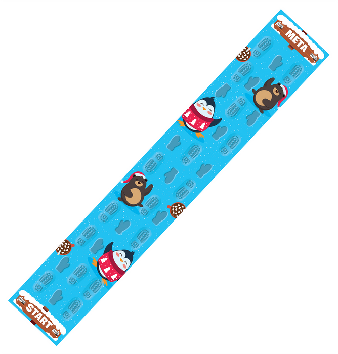 Mata Animacyjna Skaczące Stópki 50x300 cm ZIMA