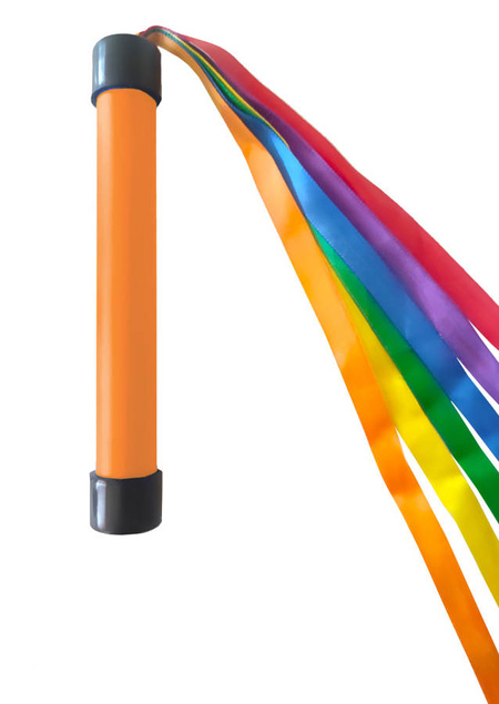 Różdżka gimnastyczna ze wstążkami 1 szt.