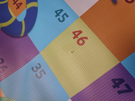 Mata Animacyjna XL Gra planszowa Węże i drabiny AKSON - OUTLET - dziurka w macie