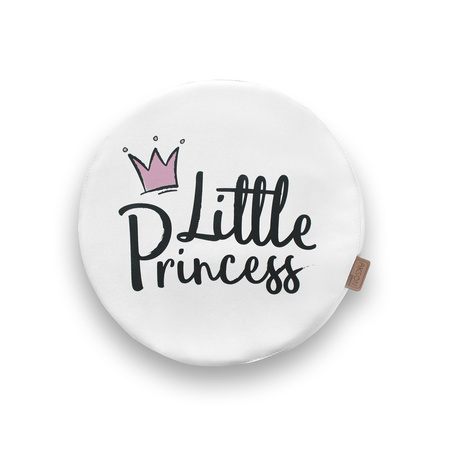 Poduszki białe ekoskóra NAPISY 1 szt. 6 cm AKSON