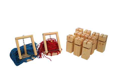 Gra integracyjna Wieża DŻWIG Wieża współpracy podwójna czerwono niebieska