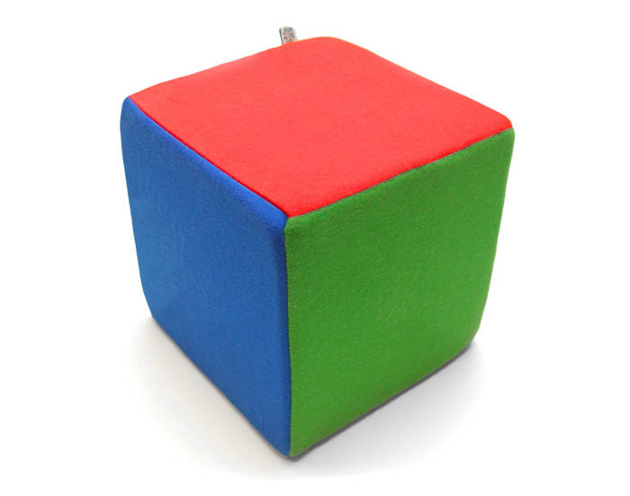 Kostka edukacyjna na rzepy 20 cm