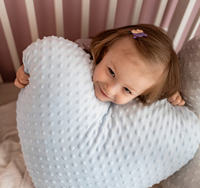 Dream Pillow poduszka SERCE plusz minky 50 x 60 cm 1 szt.