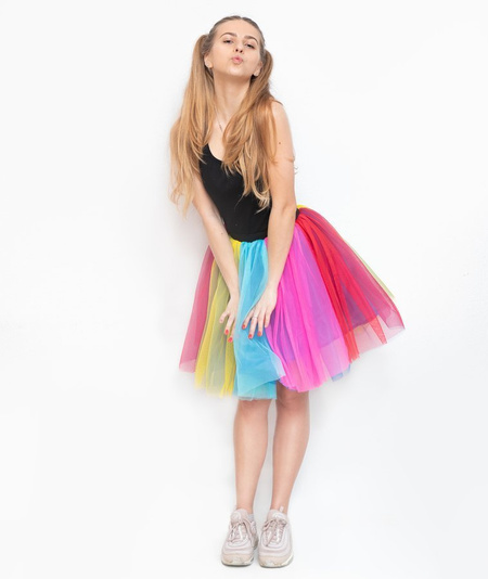 Spódnica tutu tęczowa różne rozmiary