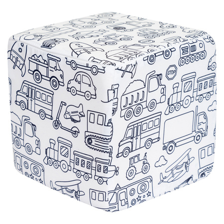 Kostka do kolorowania POJAZDY