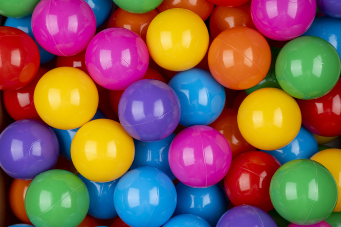 Piłki suchy basen 7cm - 1000szt MIX