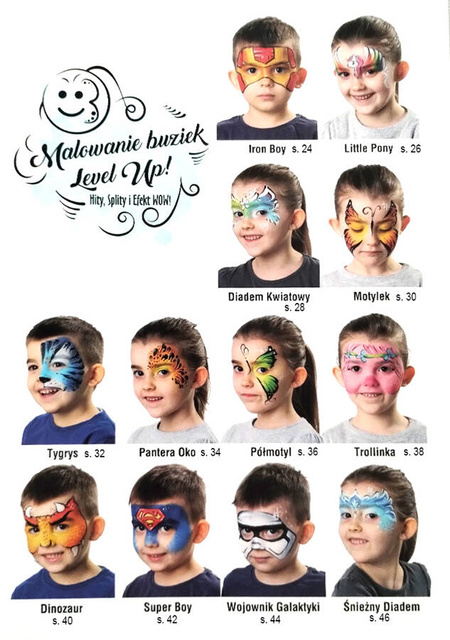 E-BOOK Książka Malowanie buziek Level UP! Vademecum Animatora cz.2