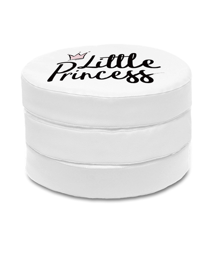 Poduszki białe ekoskóra NAPISY 1 szt. 6 cm AKSON