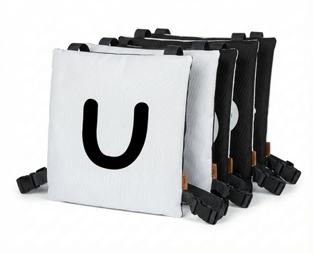 Gra słowna poduszki Literki zespołowa integracyjna zestaw 5 szt.