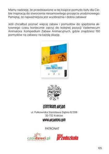 Książka: Kreatywne urodziny Vademecum Animatora