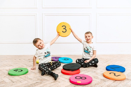 Poduszki KODURA 3 cm zestaw Liczby 31-40 zestaw 10 szt. AKSON