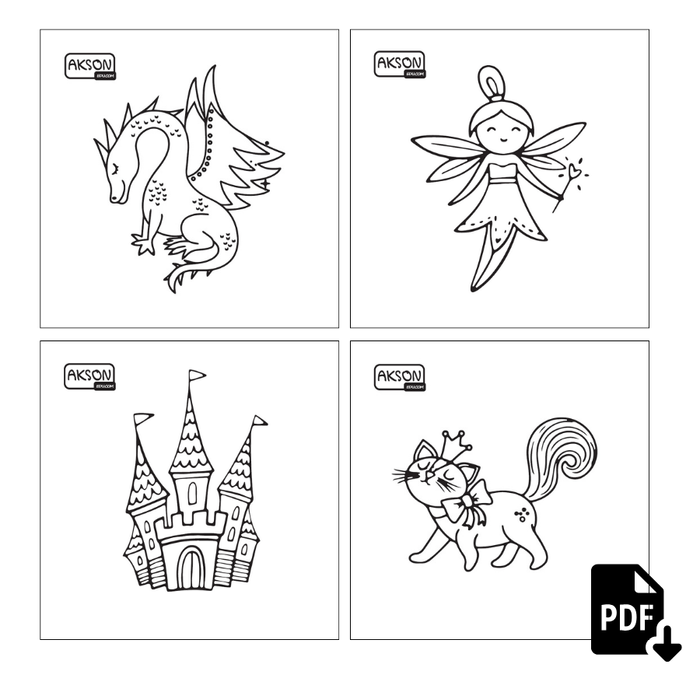 Karty do zabaw WRÓŻKI zestaw 20 szt. do wydruku PDF