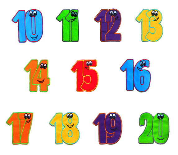 Zestaw edukacyjny Liczby 11 szt. AKSON