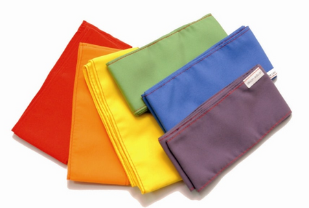 ZESTAW 7 szt SZARF SZKOLNYCH w 7 kolorach MIX PLUS