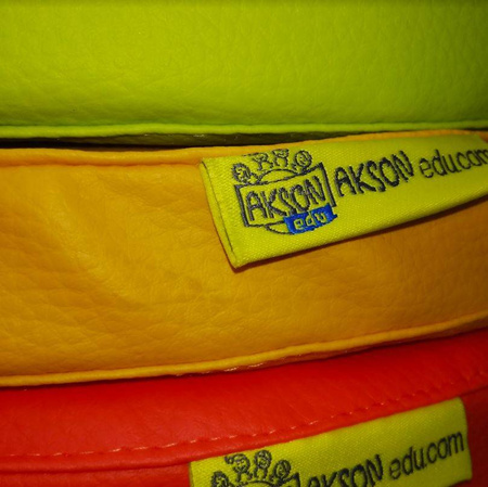 Poduszki EKOSKÓRA wysokość 6 cm zestaw Liczby 1-10 AKSON