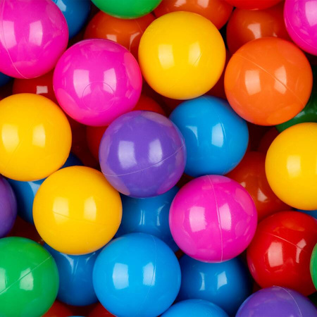 Piłki w worku suchy basen w woreczku 7cm - 12 szt. MIX kolorów