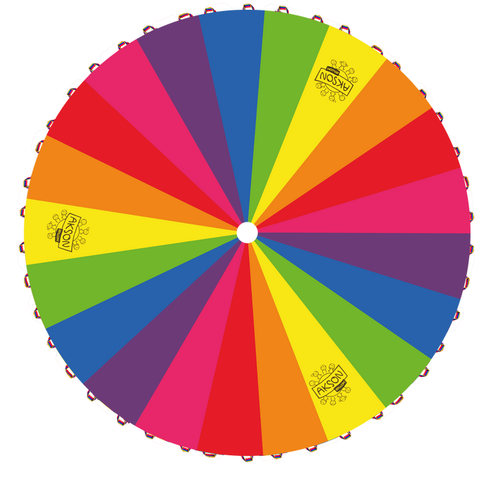 Profesjonalna Chusta Animacyjna AKSON 7 BARW 7 m