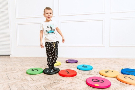 Poduszki EKOSKÓRA 3cm zestaw Liczby 31-40 zestaw 10 szt. AKSON