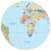 Piłka Balonowa Globus Państwa Świata ENG