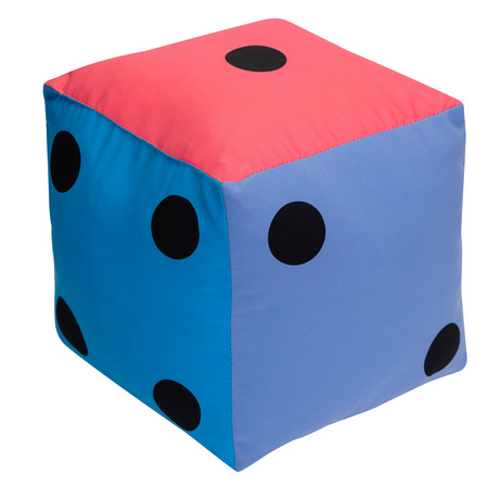 Kostka edukacyjna 15 cm Pastelowa - Kropki