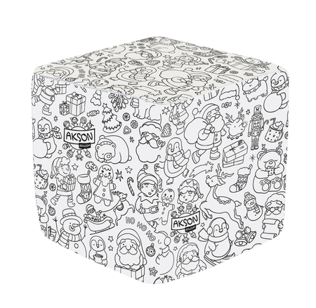 Kostka do kolorowania wersja świąteczna MIKOŁAJ