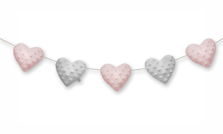 Dream Pillows girlanda pluszowa AKSON serca