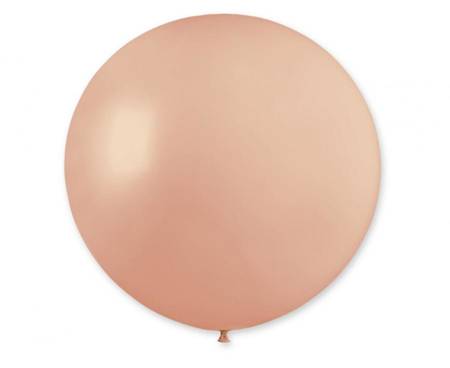 MEGA KULA balon gumowy 0,85 m różowy mglisty